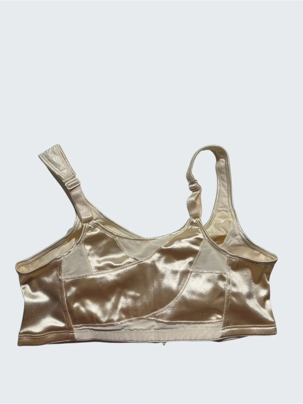 Playtex 18 Hour Posture Boost Front Close Bra 36D Beige Wirefree